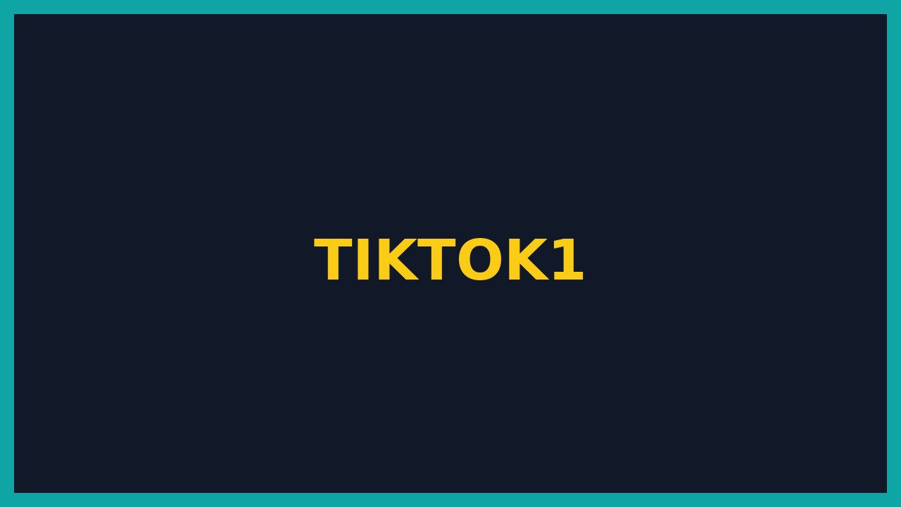 TikTok preview